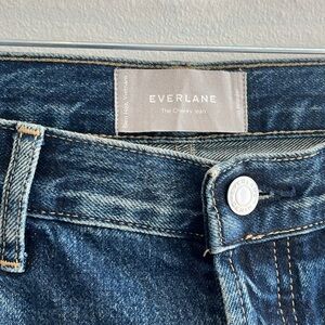 Everlane The Cheeky Jean High Rise Size 30 Crop‎ Distressed Cotton
